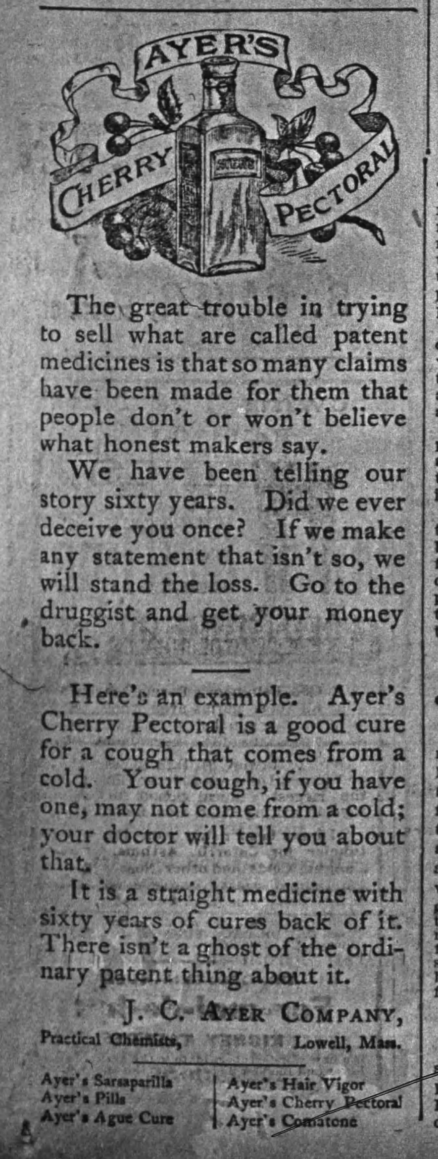 Sioux City Journal ads, Oct. 3 1900